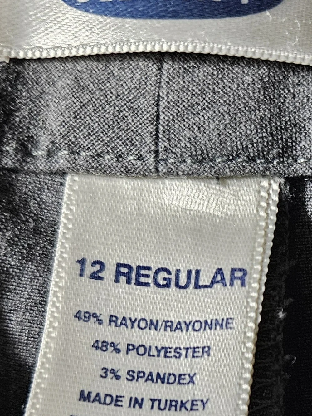 Women's Classic Gray Dress Pants, size 12 regular.